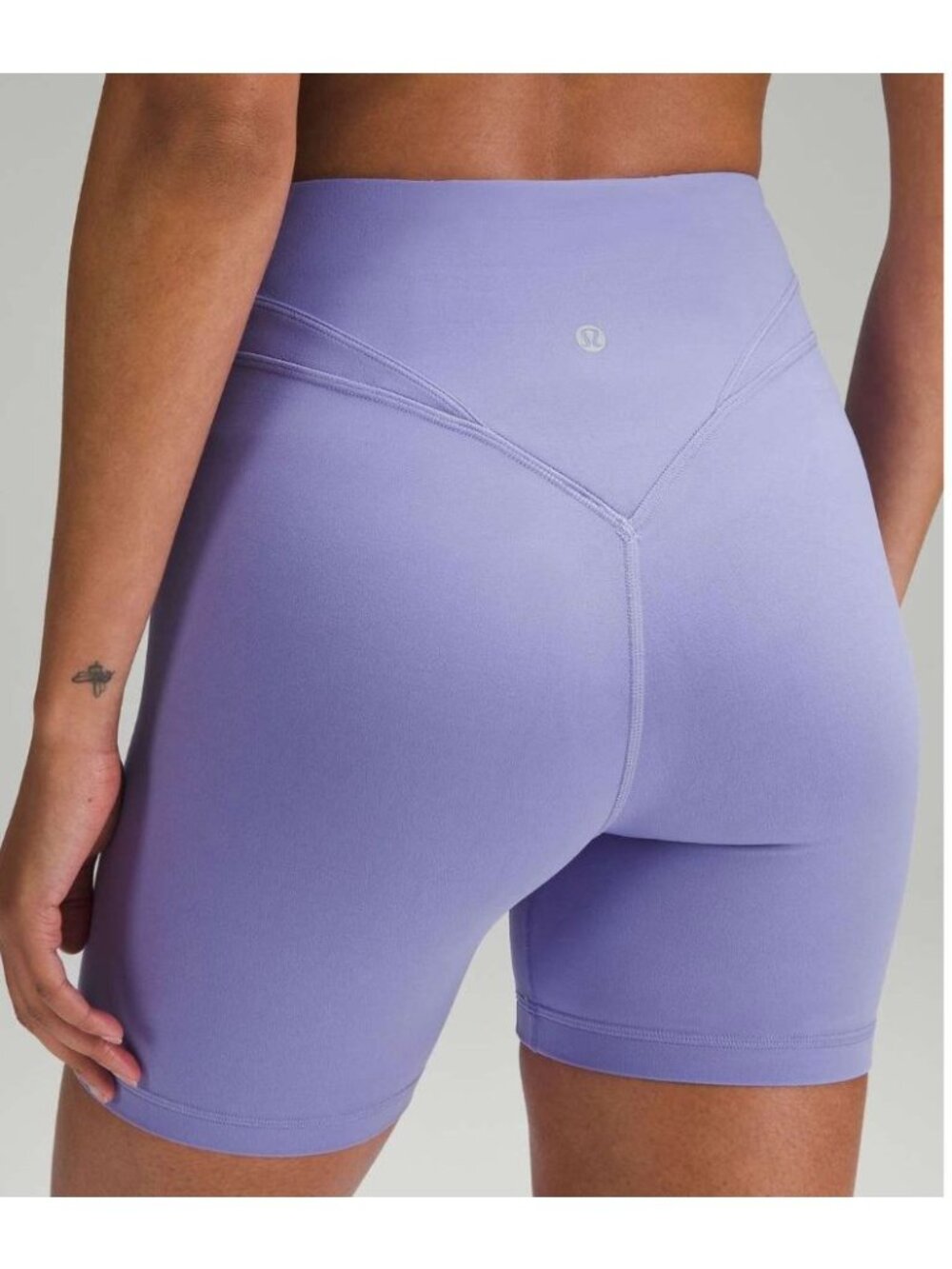 Lululemon Align Curve Seam High-Rise Short 6" Dark Lavender Size 10